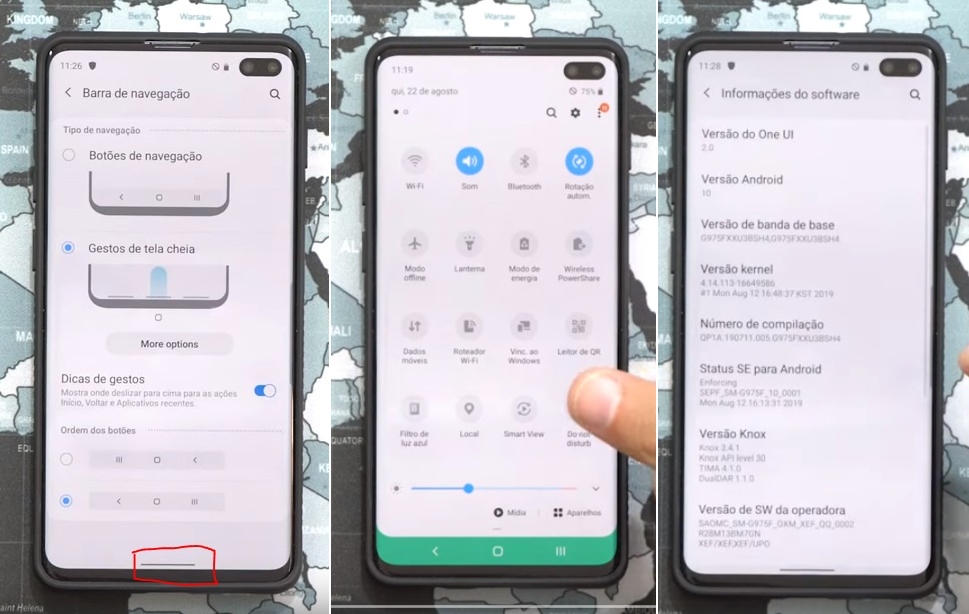 Get your first look at Android 10 and One UI 2.0 on a Galaxy S10