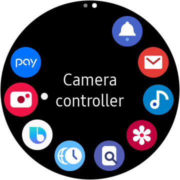 Galaxy Watch Active Camera Controller app lets you take pictures ...