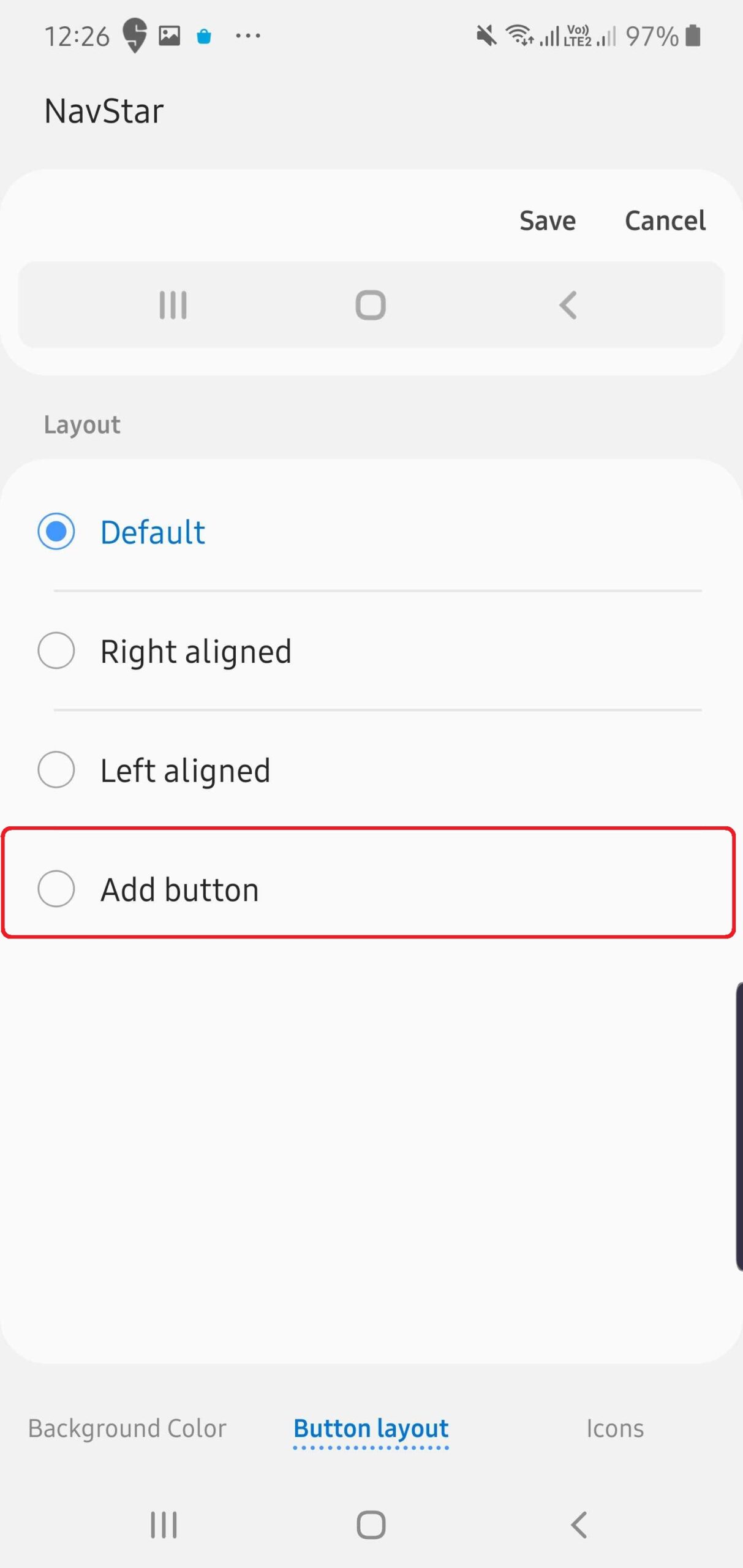 Add screenshot button to navigation bar with Good Lock on your Galaxy
