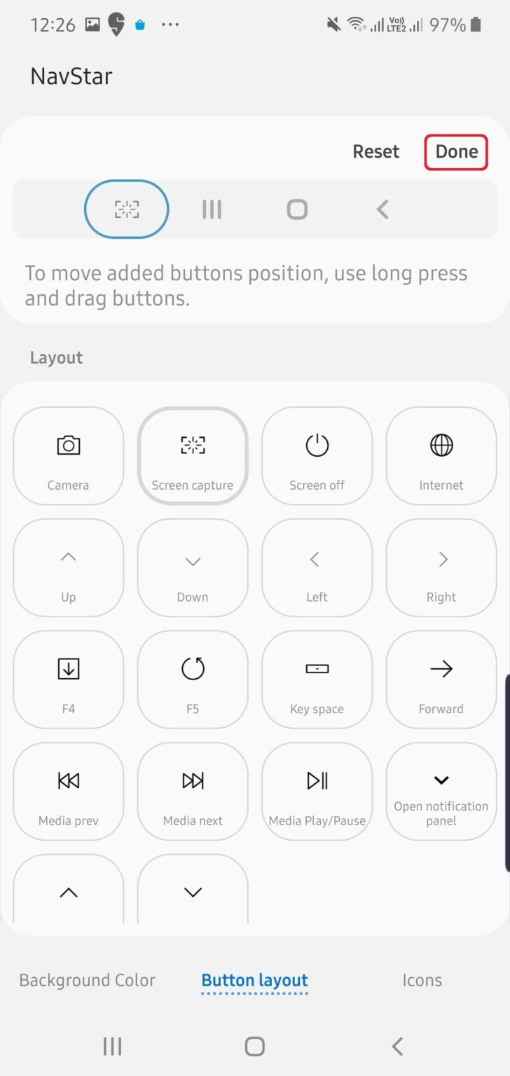 Add screenshot button to navigation bar with Good Lock on your Galaxy