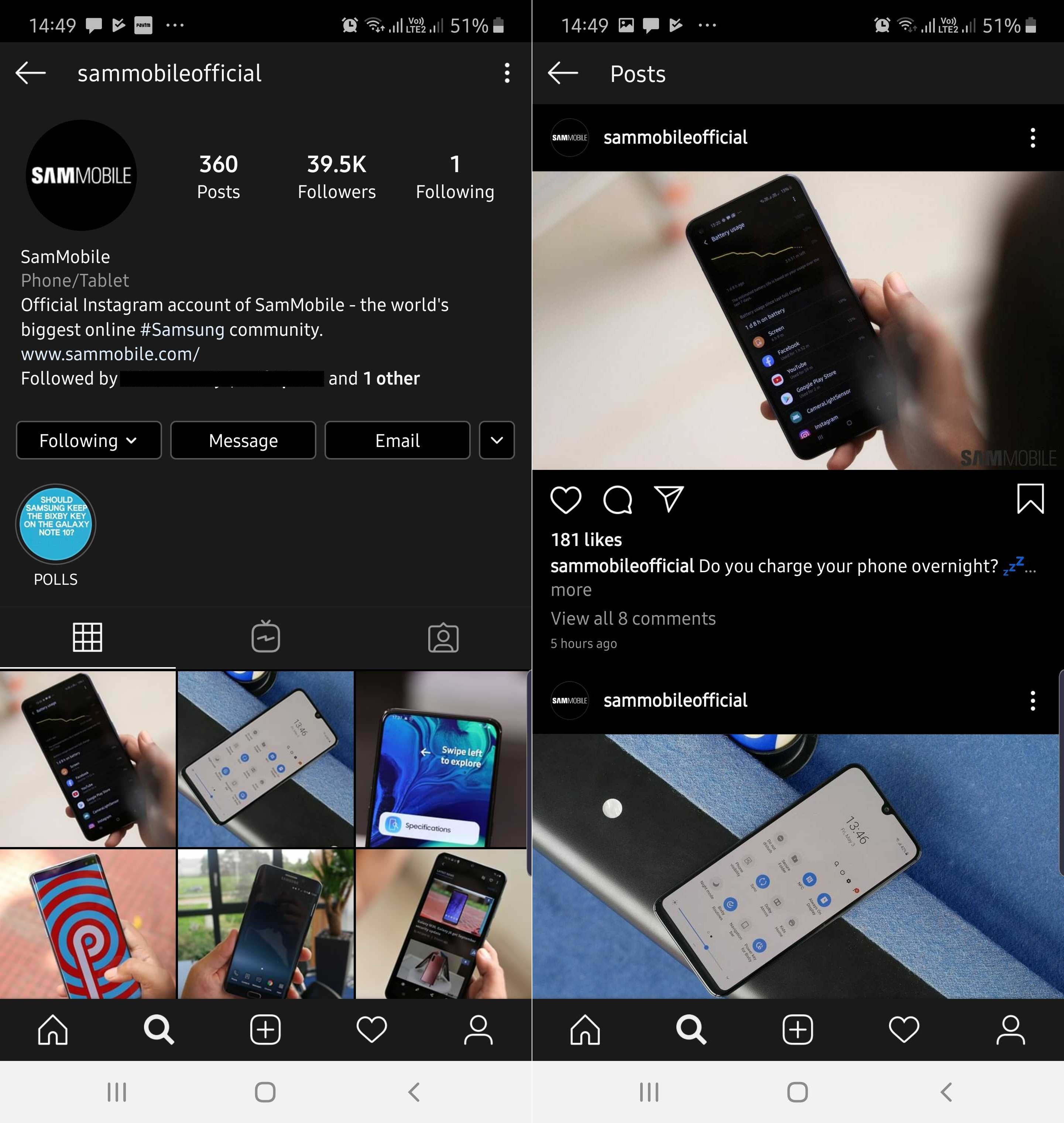 Darkish Mode For Instagram Android App Has Arrived