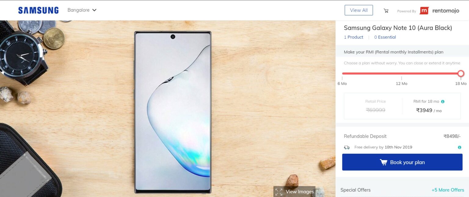 You can now rent select Samsung smartphones in India SamMobile