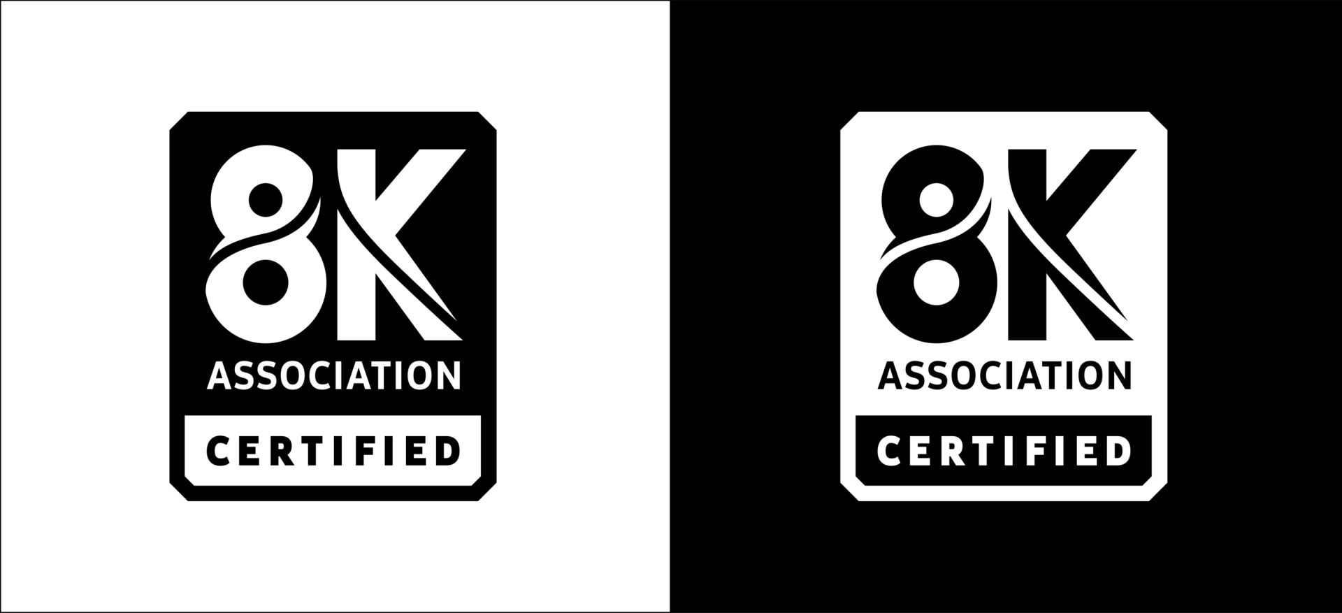 8K Association Certified Logo