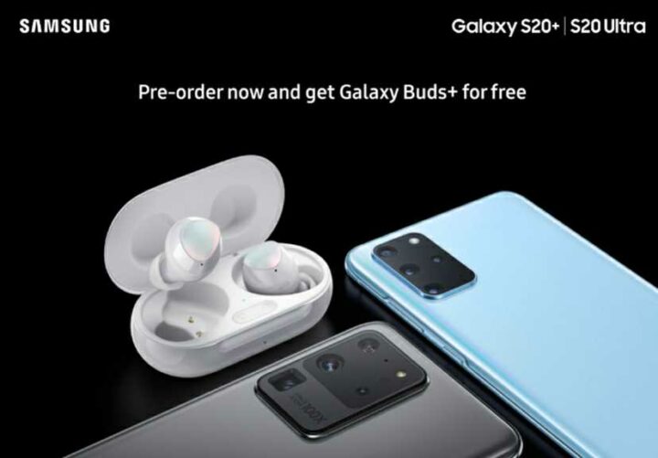 free galaxy buds with galaxy s20