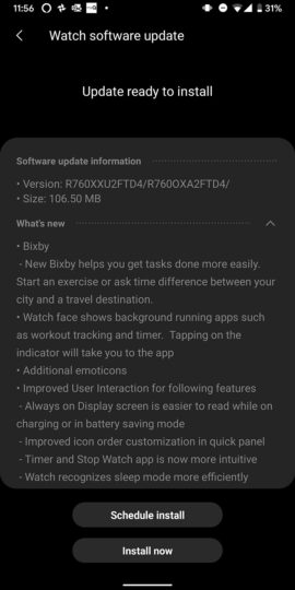 gear s3 gear sport bixby update