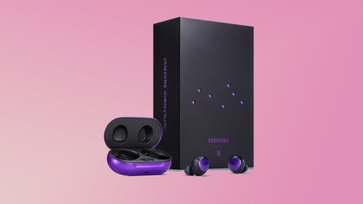 Samsung Galaxy Buds+ BTS Edition Purple Box Packaging