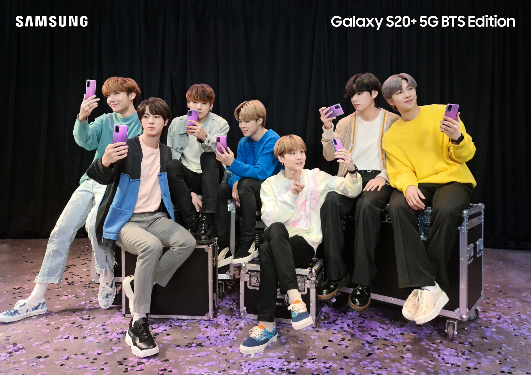 Samsung unveils BTS-themed Galaxy S20+ and Galaxy Buds+ - SamMobile