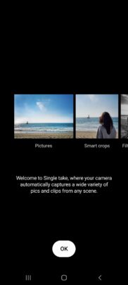 Samsung Galaxy A71 One UI 2.1 Update Camera Single Take