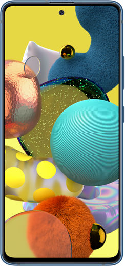 Samsung Galaxy A51 5G UW Prism Brick Blue Front