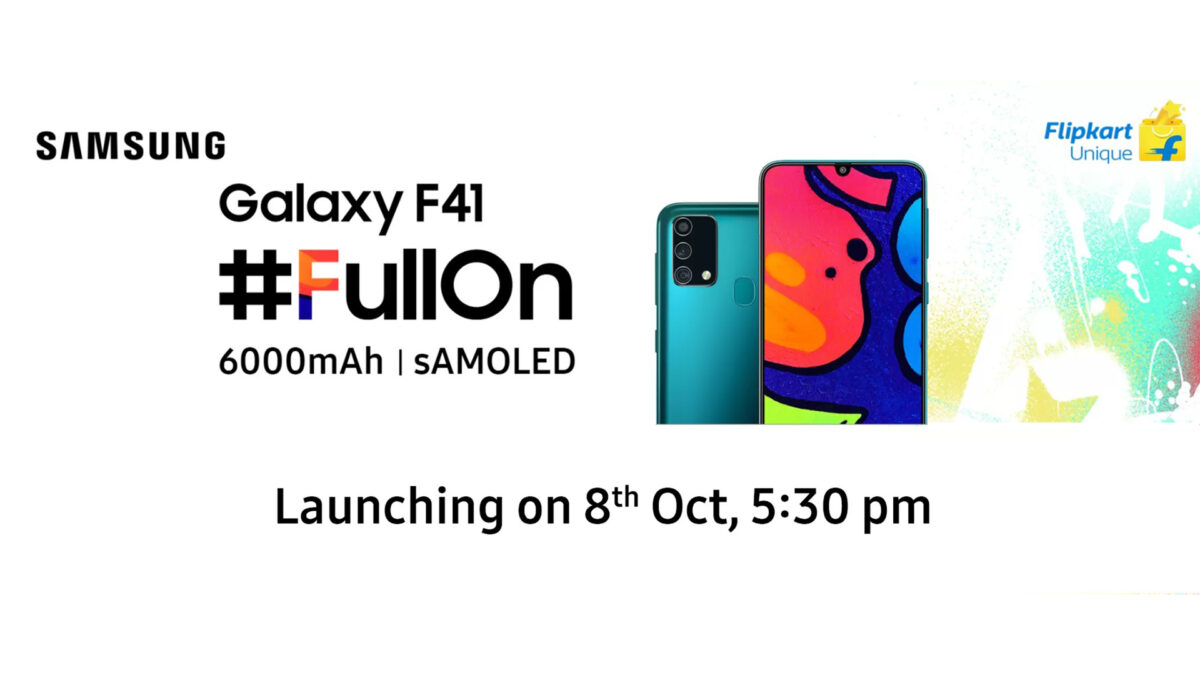 Samsung Galaxy F41 Launch Date
