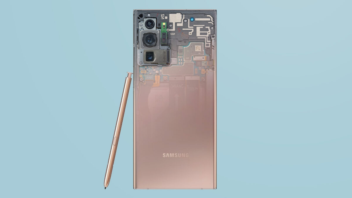 Samsung Galaxy Note 20 Ultra Mystic Bronze Teardown SM DB20 illustration