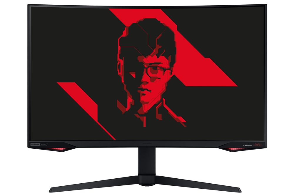 Samsung Odyssey G7 T1 Faker Edition Gaming Monitor Front Design