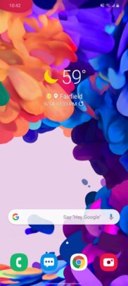 Samsung One UI 3.0 Galaxy S20 Ultra - Home Screen