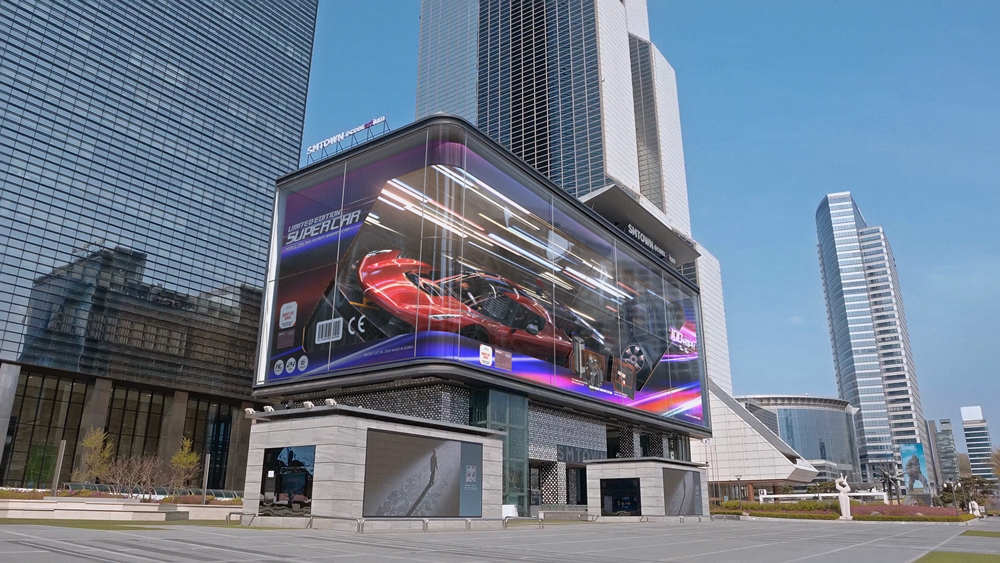 Samsung SMART LED Signage Curved Screen SM Town Seoul