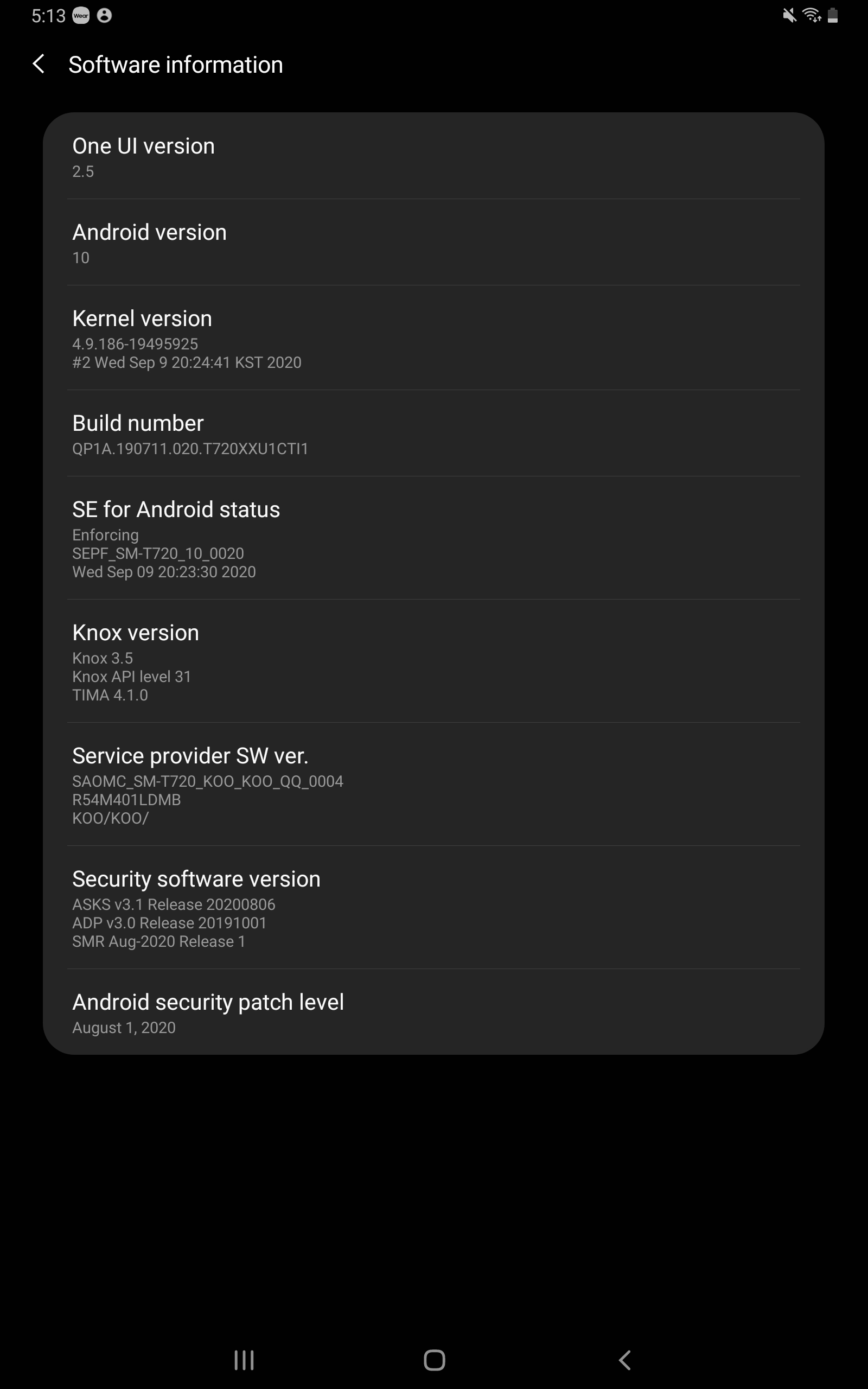 [US too] Samsung Galaxy Tab S5e One UI 2.5 update is now rolling out