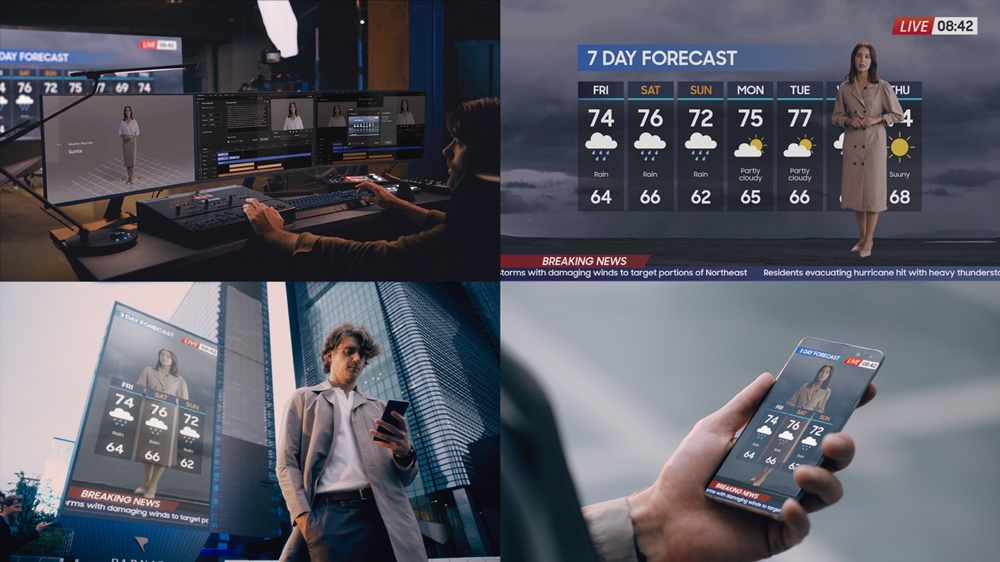 Samsung AI NEON Weather
