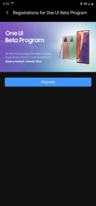 Samsung Galaxy Note 20 Ultra One UI 3.0 Beta Update USA Banner