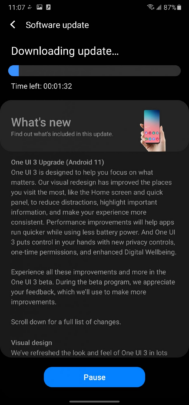 Samsung Galaxy Note 20 Ultra One UI 3.0 Beta Update USA Changelog