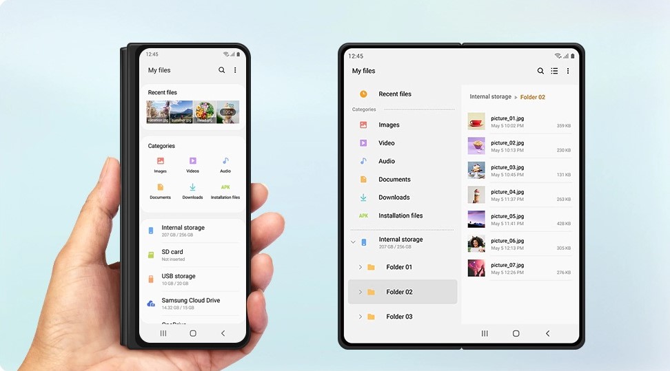 One UI 3.0 Galaxy Z Fold 2