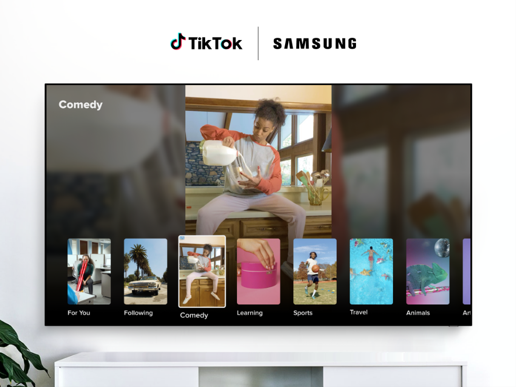 TikTok app goes live for Samsung smart TVs exclusively in the UK