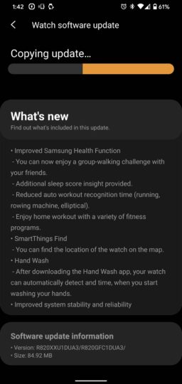 Galaxy Active Watch 2 gets SmartThings Find in an update with features