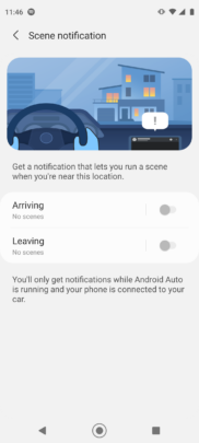 Samsung SmartThings Android Auto