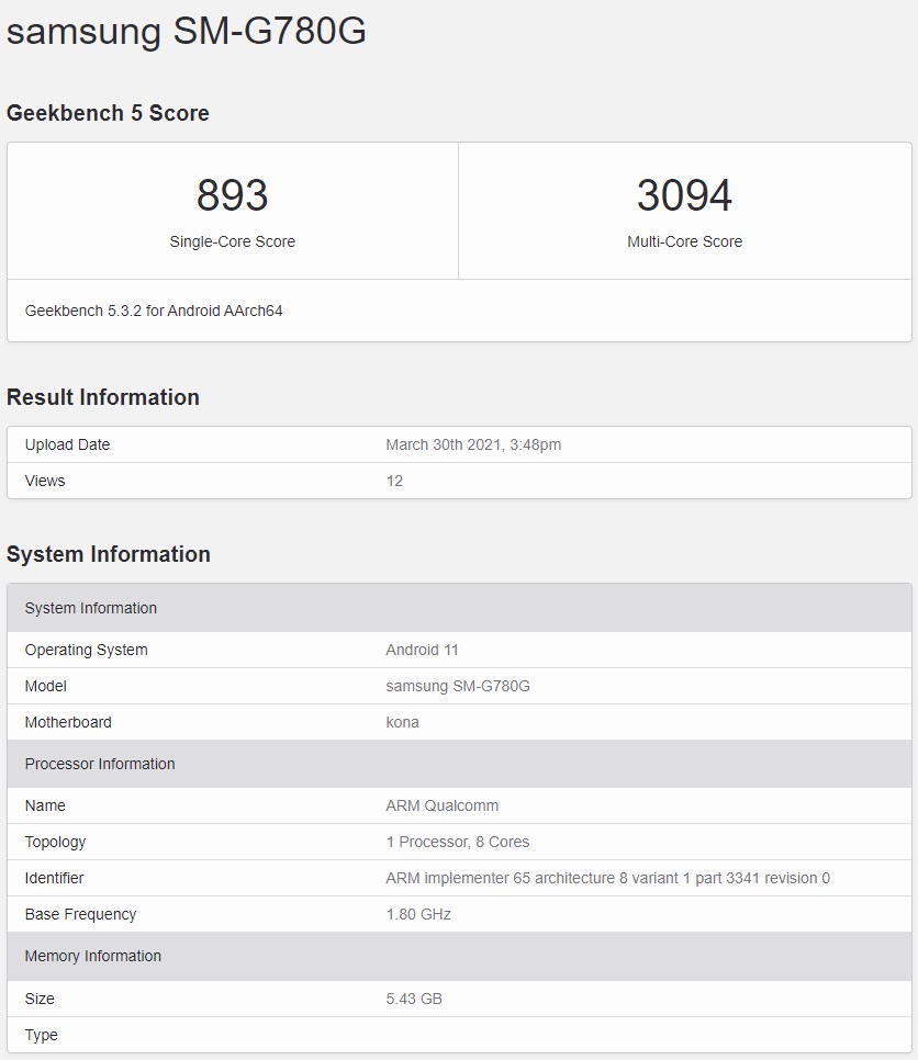 The Samsung Galaxy S20 FE 4G with a Snapdragon 865 chipset is official -   news