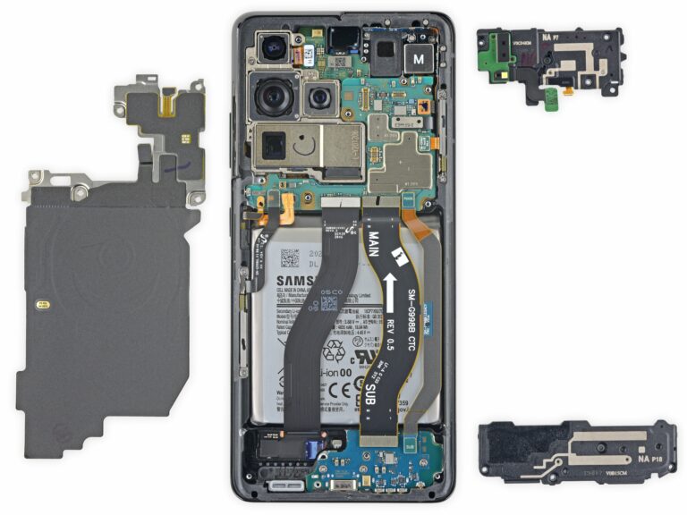 Galaxy S21 Ultra isn't pretty much as repairable as the Galaxy S21