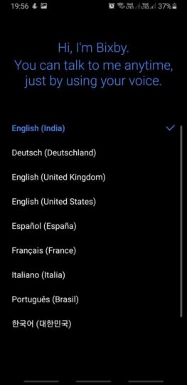 Bixby 3.0 Indian English