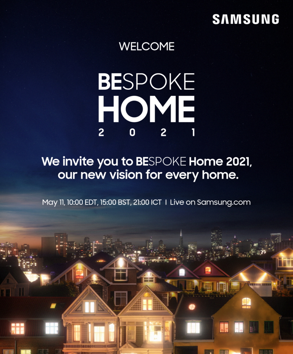 Samsung BESPOKE Home 2021 Event Invite May 11 2021