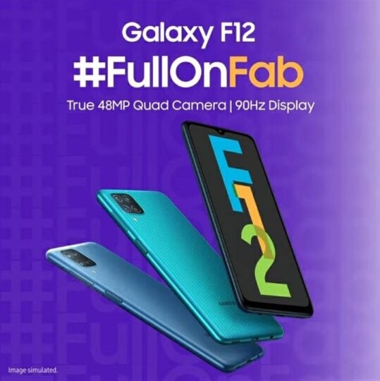 Samsung Galaxy F12 Colors