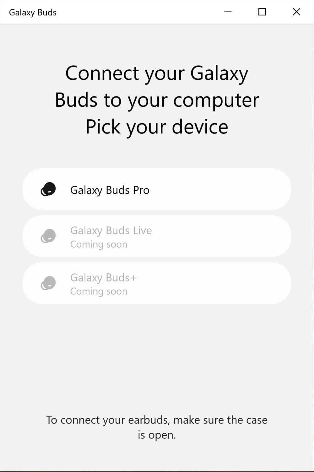 Galaxy buds manager. Galaxy Buds Manager Windows. Galaxy Buds Live приложение для Windows. SMARTTHINGS Windows Buds Live. Galaxy Buds Manager Windows температура.