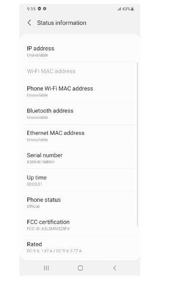 Samsung Galaxy M22 SM-M225F FCC Label 25W Fast Charging