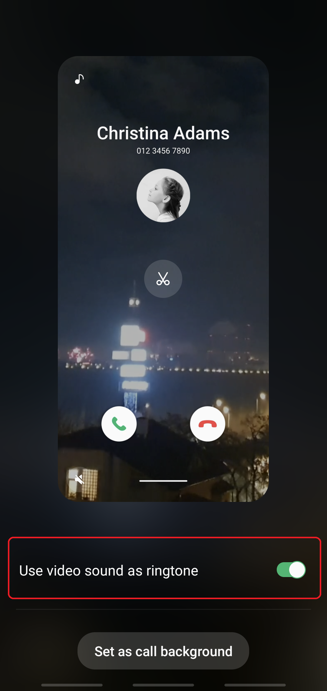 Samsung's One UI needs per-contact Call Background options - SamMobile