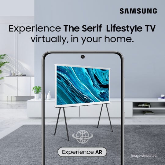Samsung The Serif TV AR Demo Experience