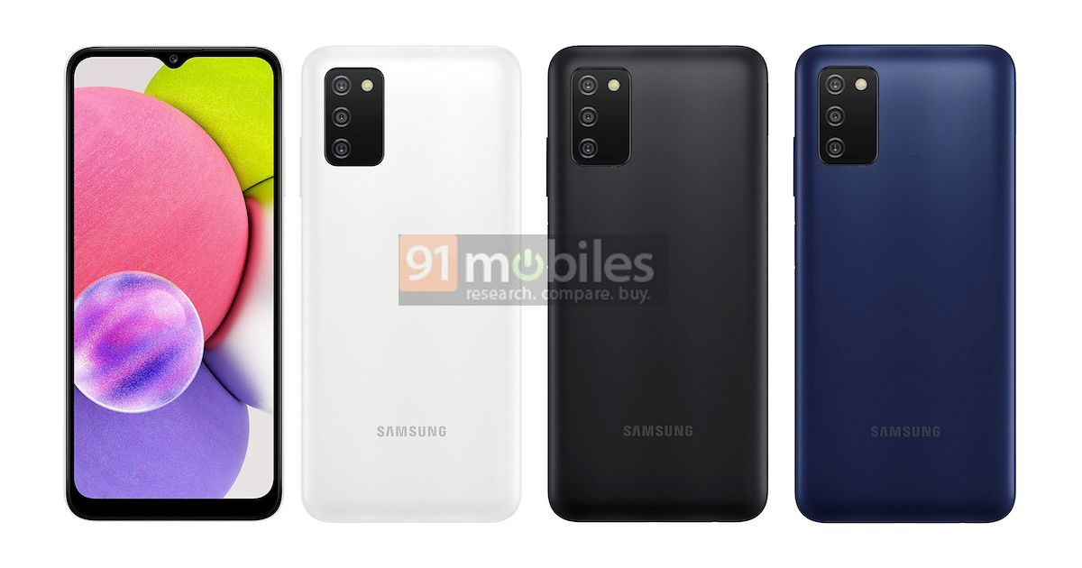 Samsung Galaxy A03s Colors