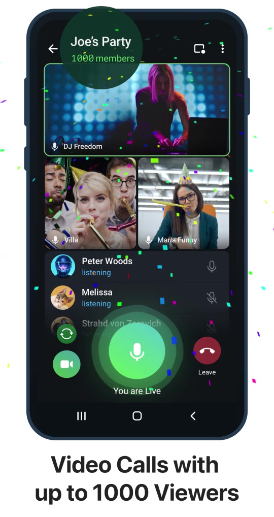 Latest Telegram update effectively turns it into a live streaming app -  SamMobile