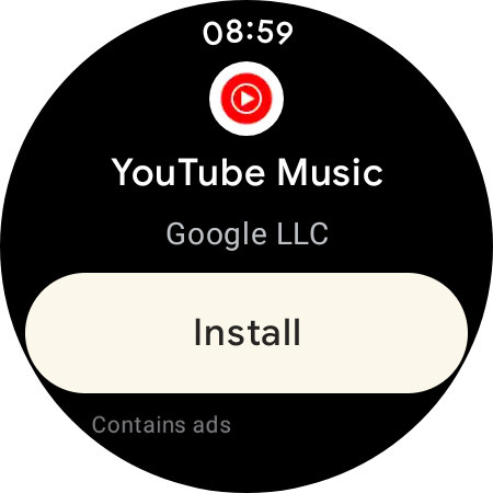 YouTube Music Galaxy Watch 4