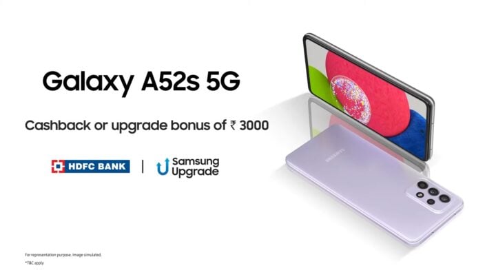 Samsung Galaxy A52s 5G India Cashback Offers