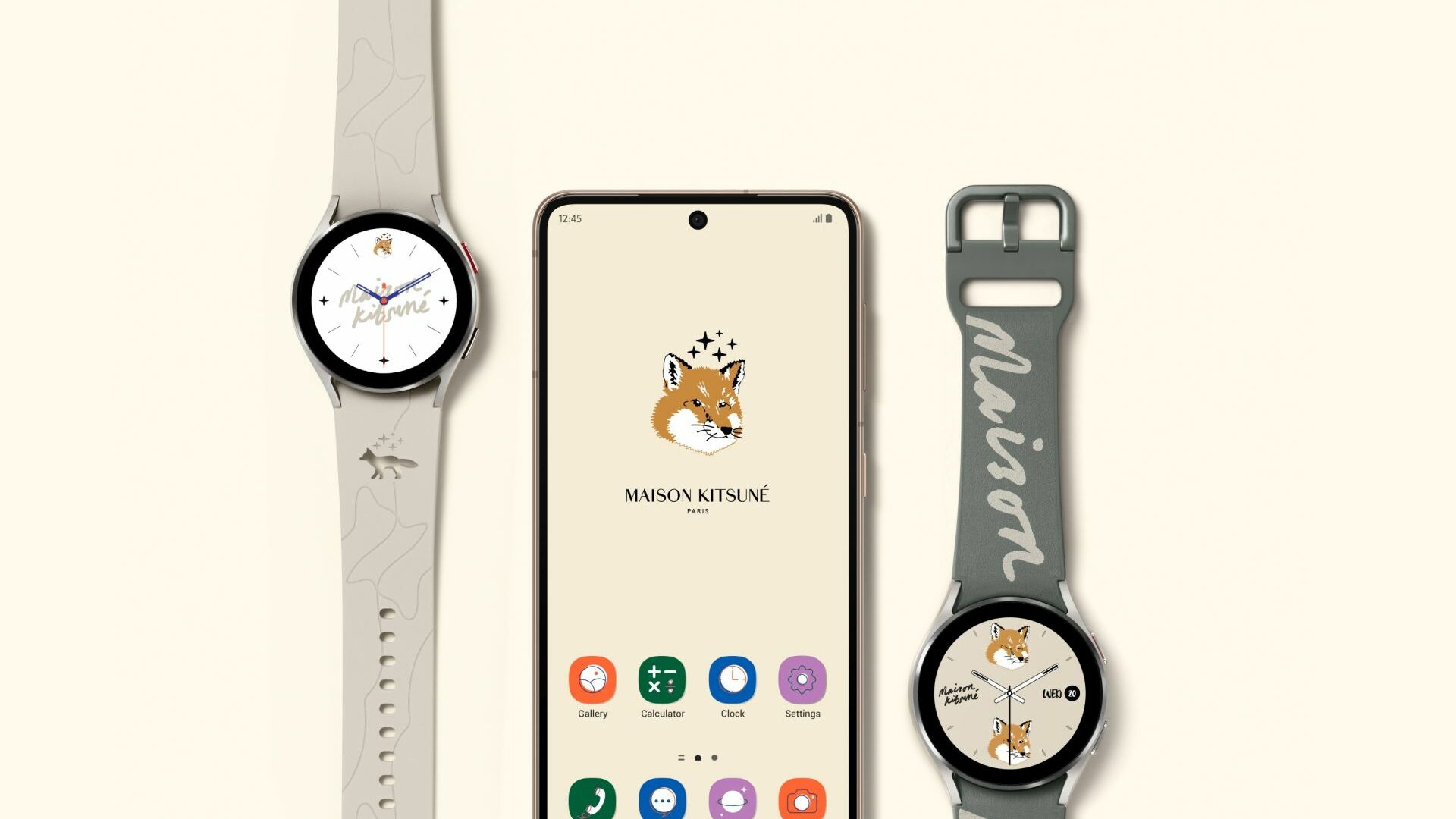 Samsung intros limited-edition Maison Kitsuné Galaxy Watch 4 and