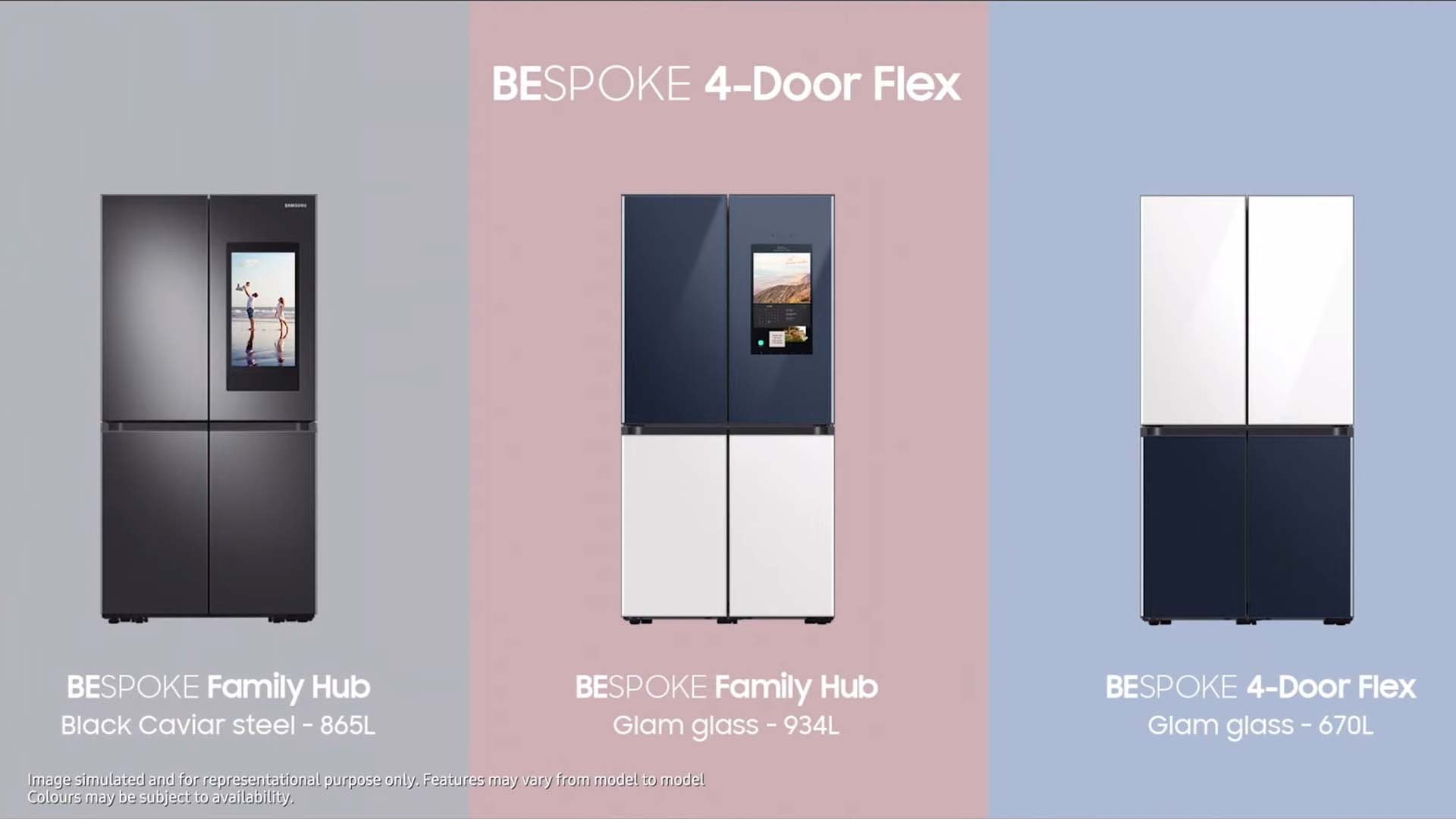 Samsung Bespoke Refrigerator Lineup 2021