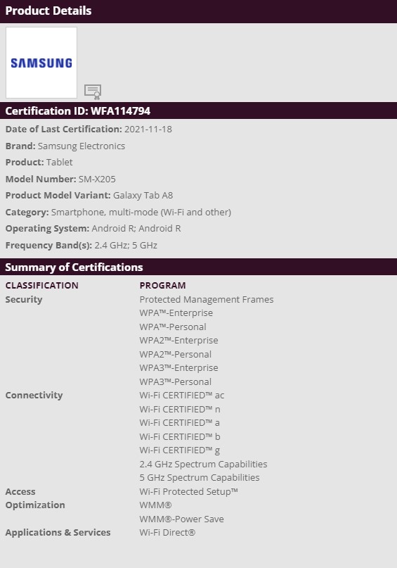 Exclusive] Samsung Galaxy Tab A8 2021 specifications, launch