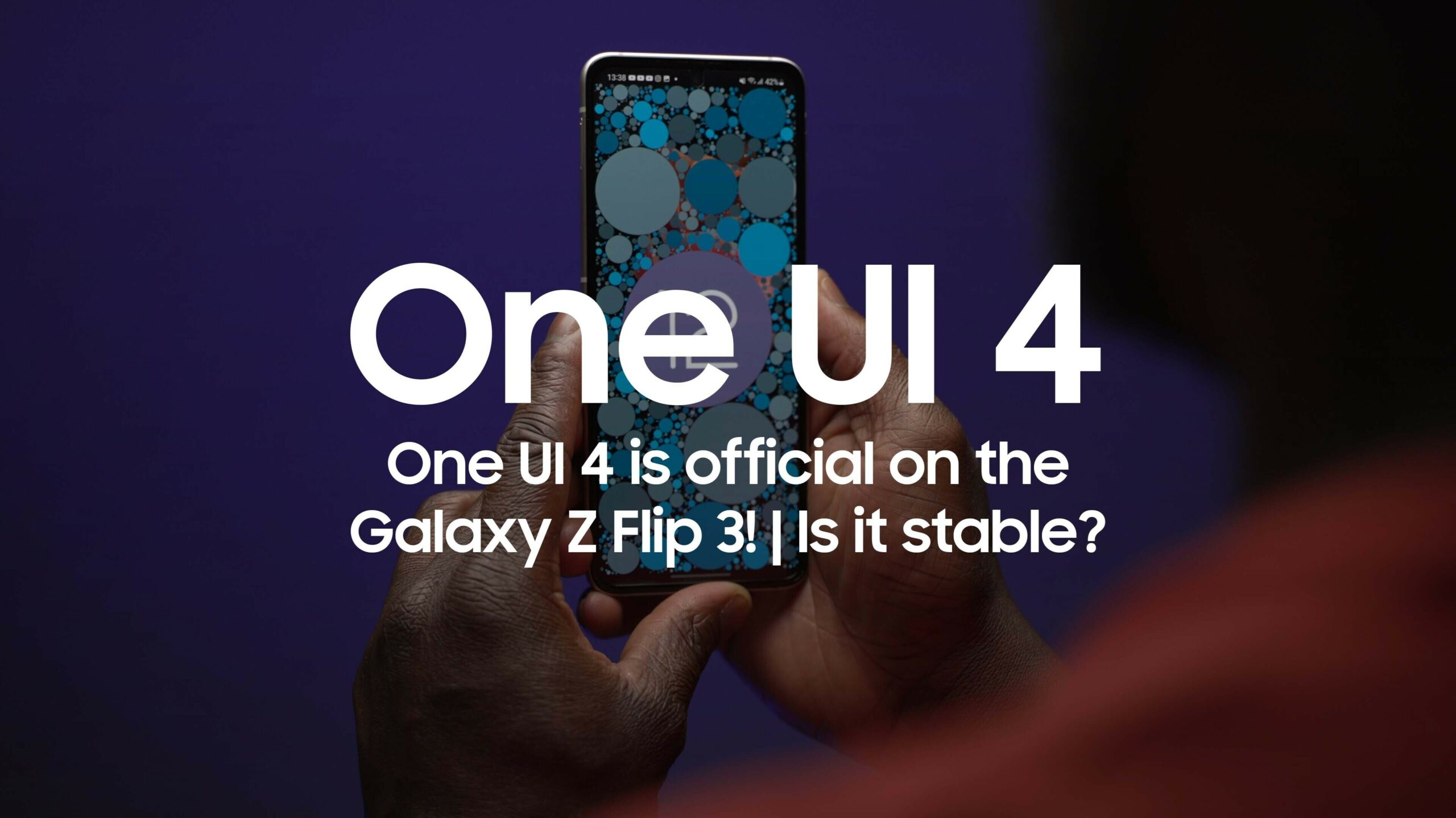 galaxy z flip 3 one ui 4 hands-on sammobile tv