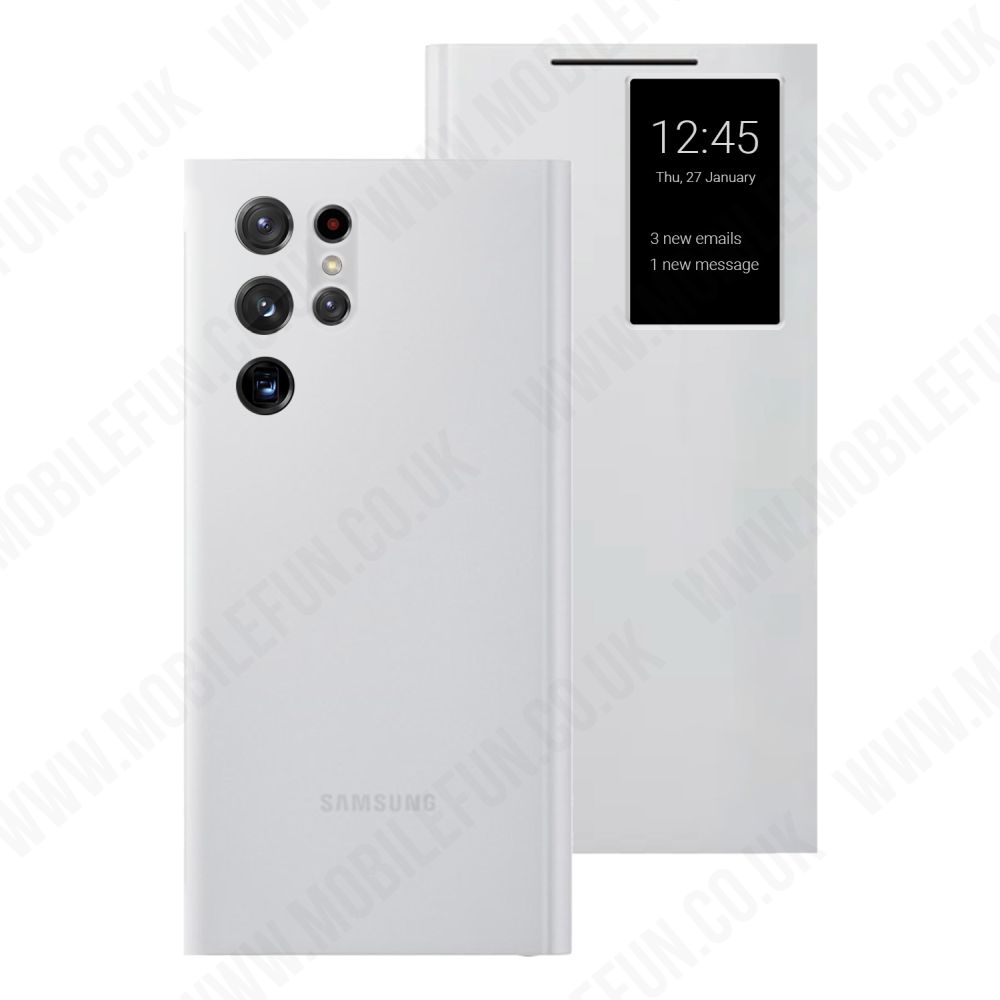 Funda Samsung Galaxy S22 Smart Clear View Blanca - Multipoint