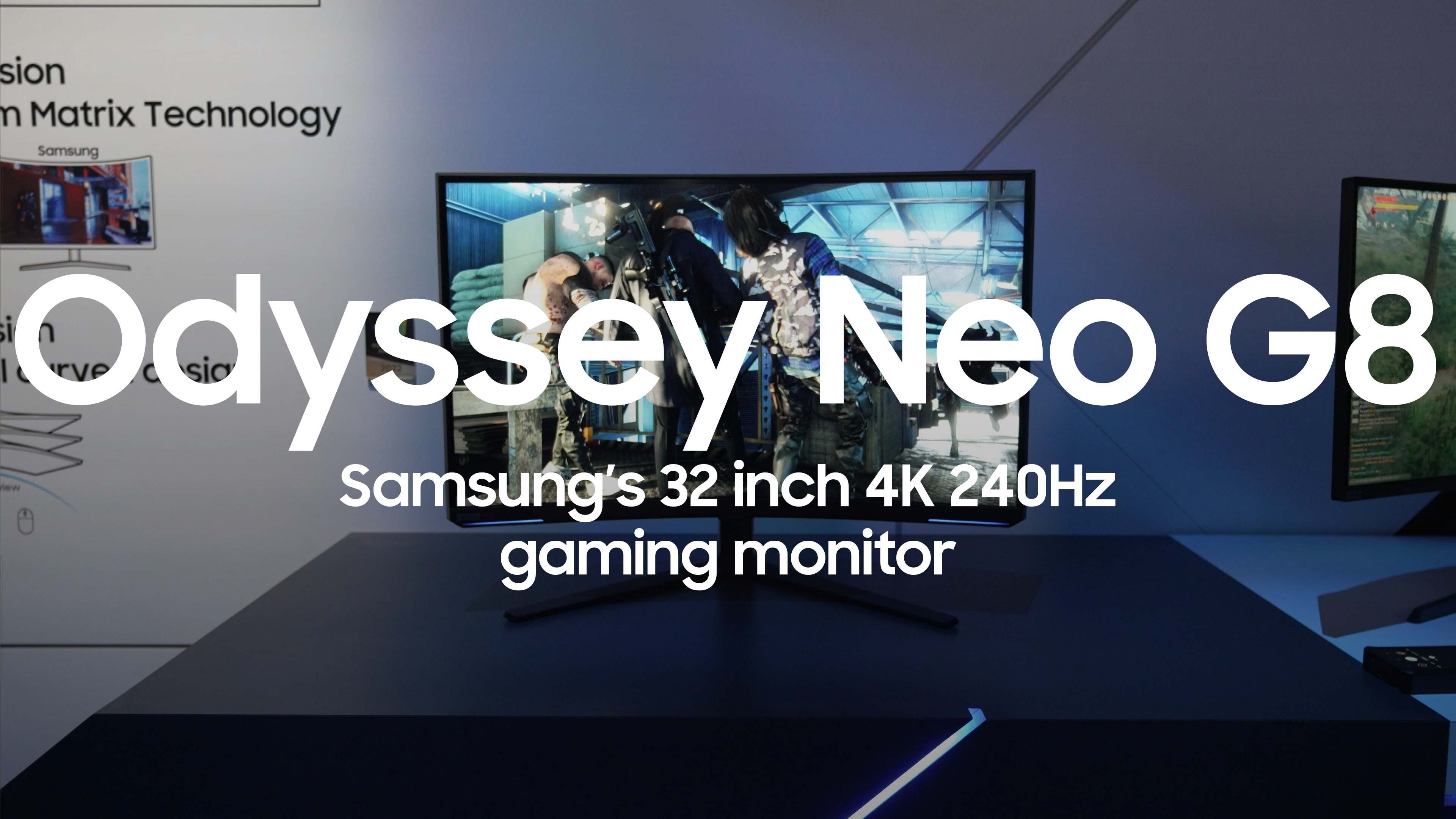 Samsung announces the Odyssey Neo G8, the world's first 4K 240Hz monitor -   news