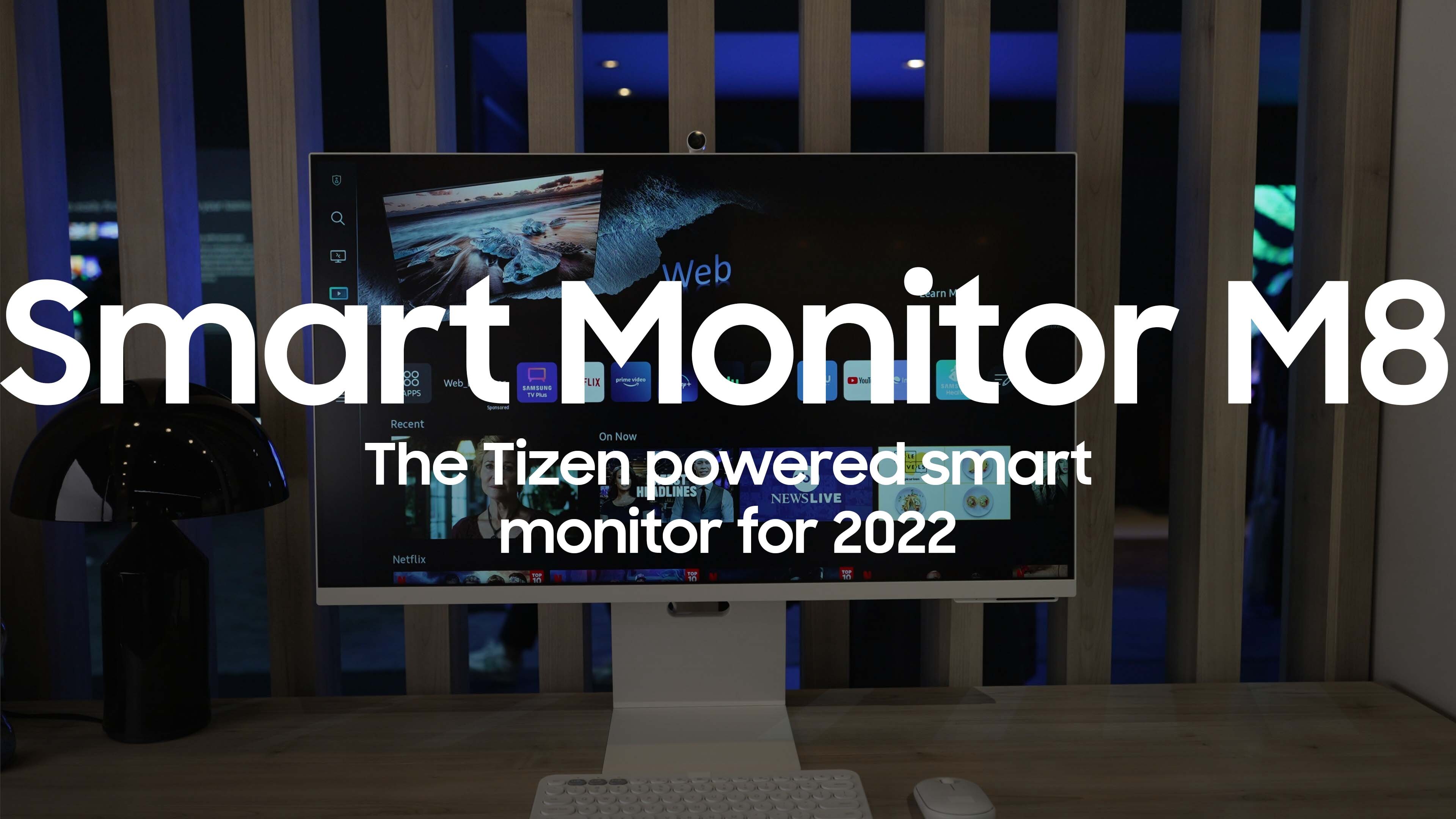 We checked out Samsung's Tizen-powered Smart Monitor M8 at CES