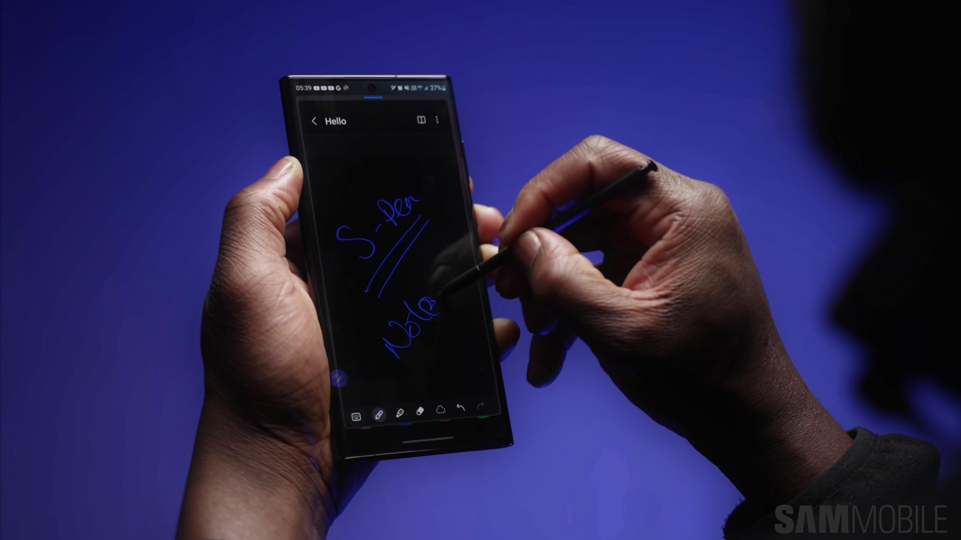 This is the Samsung Galaxy Note 10 Pro in all its glory