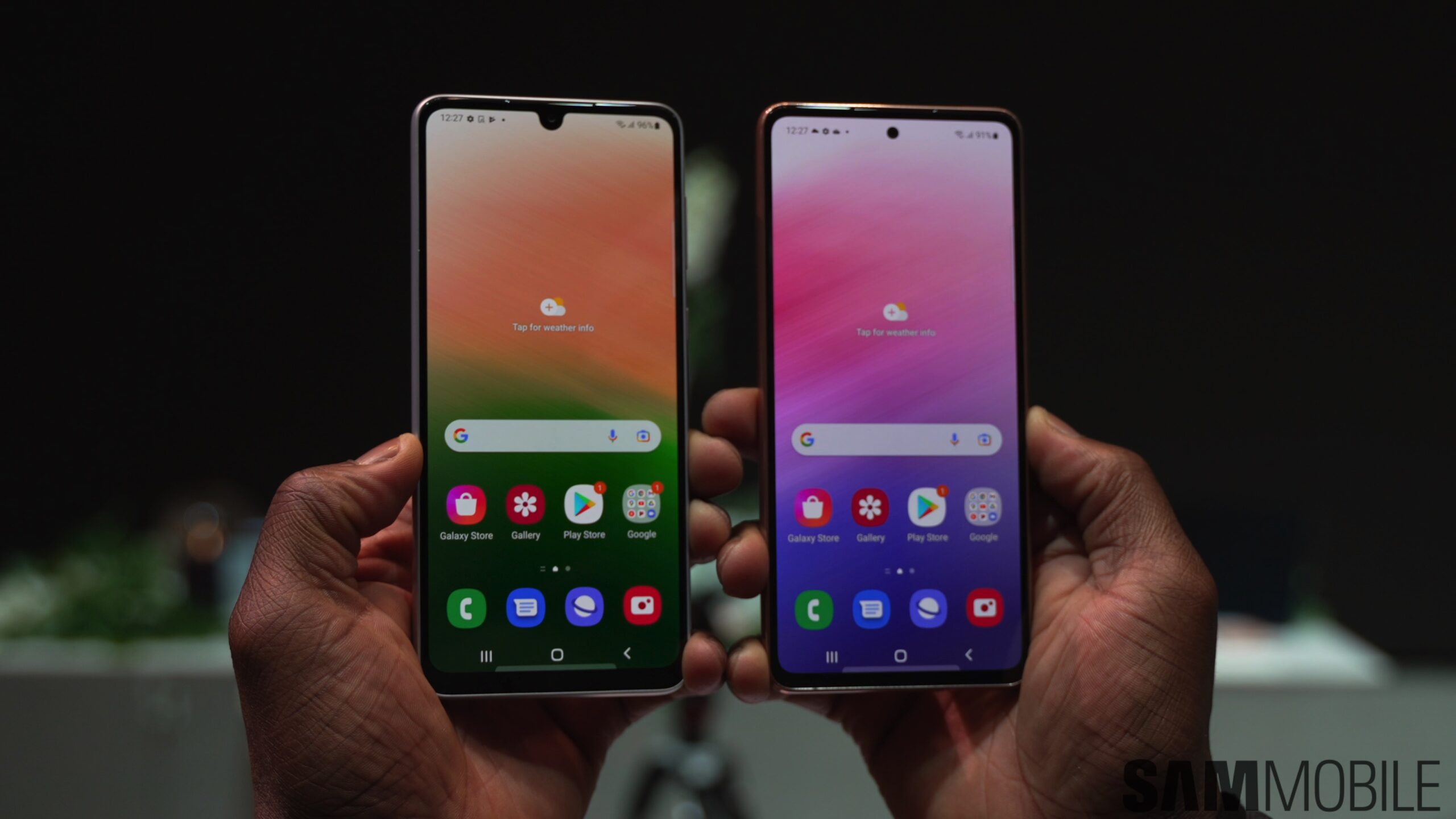 samsung galaxy a33 vs samsung galaxy a53