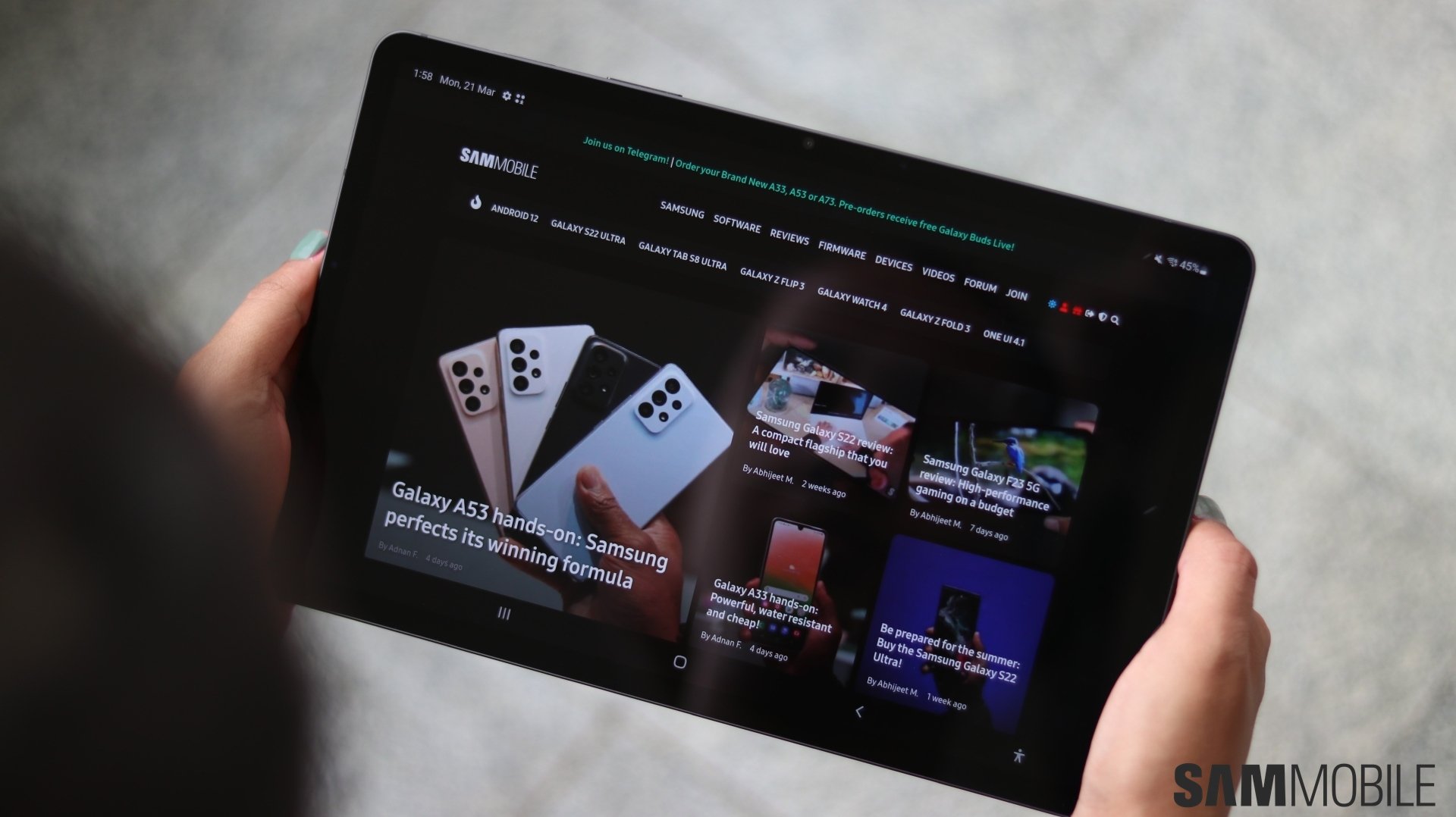 Samsung Galaxy Tab S8 receives One UI 5.1 update, gets lots of new features  - SamMobile
