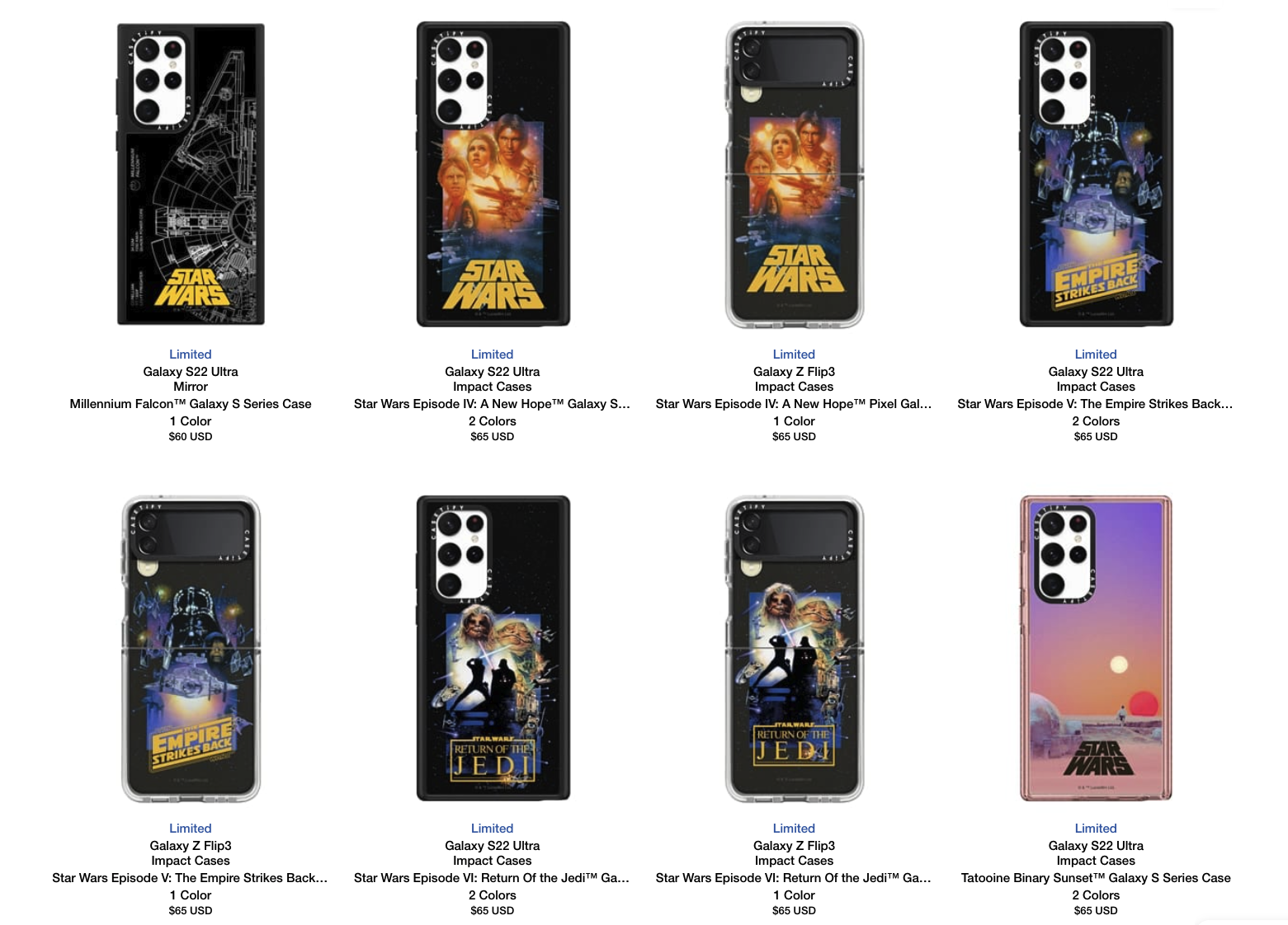 Casetify brings Star Wars cases for Galaxy S22 Ultra, Galaxy Z Flip 3
